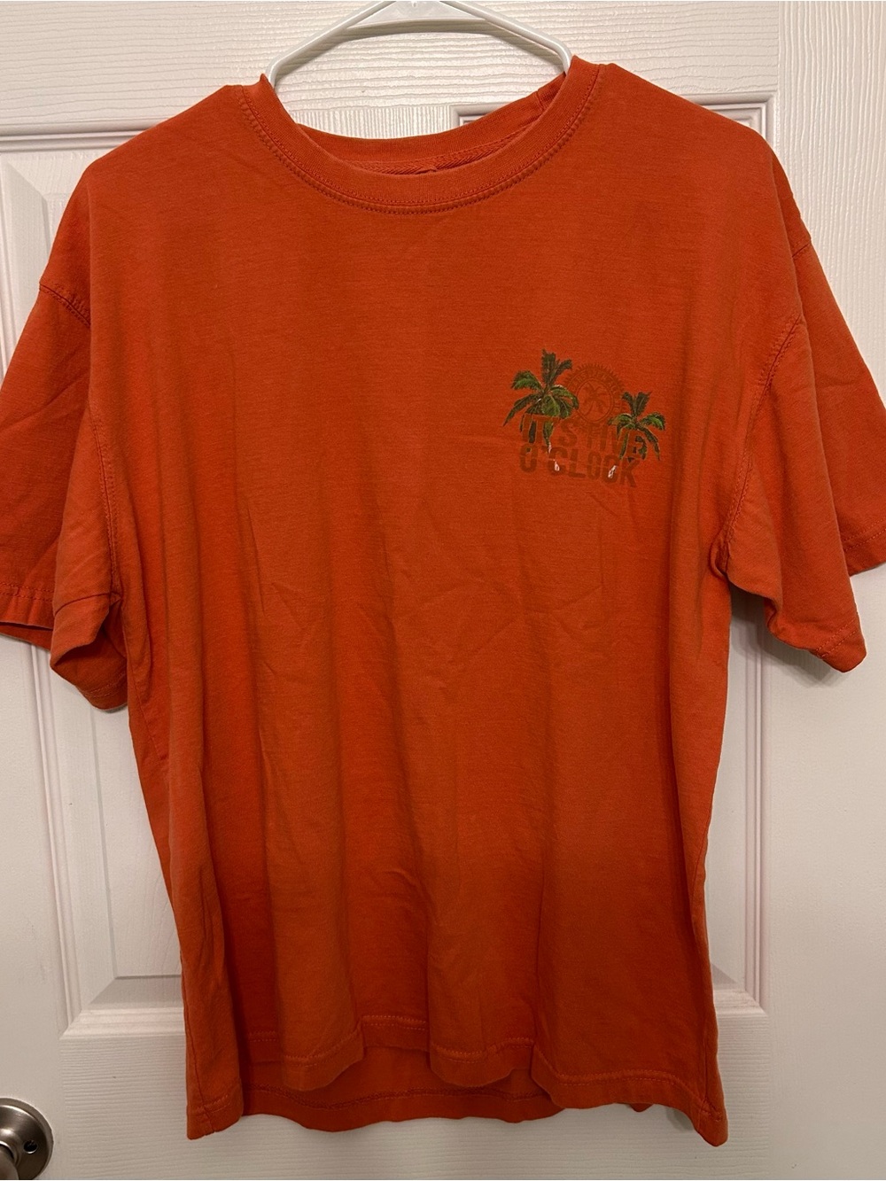 Newport Blue T Shirt Orange It’s 5 O Clock Somewhere Men’s Size XL